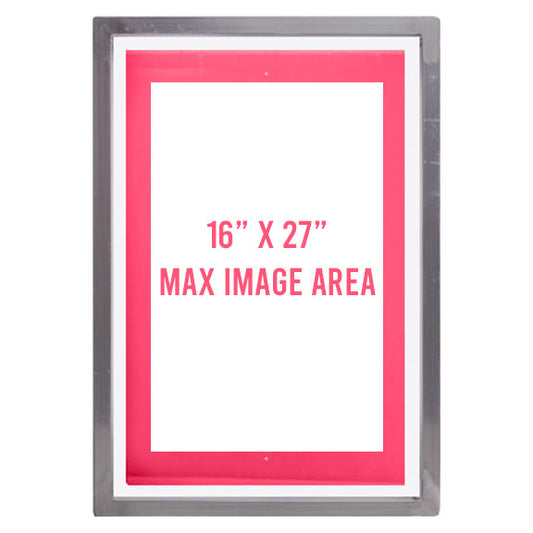 25x36in Pre-Burned Screen - ScreenBurning.com