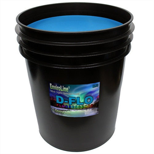 D-Flo Fluorescent Discharge Ink - Blue - ScreenBurning.com