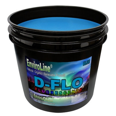 D-Flo Fluorescent Discharge Ink - Blue - ScreenBurning.com