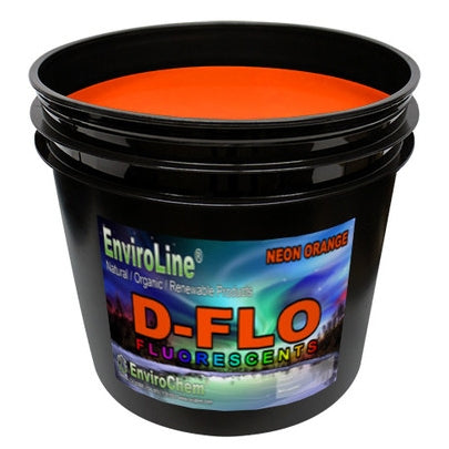 D-Flo Fluorescent Discharge Ink - Neon Orange - ScreenBurning.com