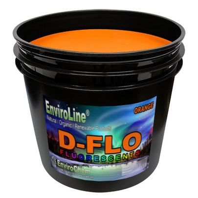D-Flo Fluorescent Discharge Ink - Orange - ScreenBurning.com