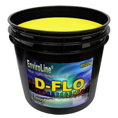 D-Flo Fluorescent Discharge Ink - Yellow - ScreenBurning.com