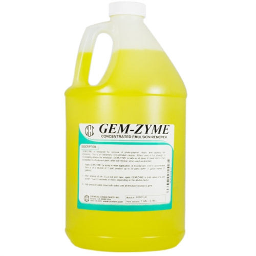 Gem-Zyme Concentrated Emulsion Remover - ScreenBurning.com