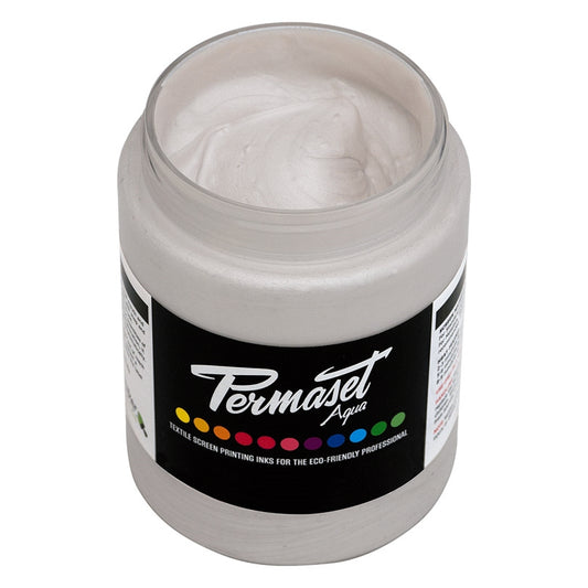 Permaset Aqua Standard Ink - Pearl White - 300ml - ScreenBurning.com