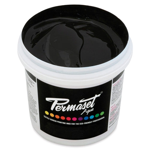 Dark brown Permaset Aqua Standard Ink in a bottle, suitable for fabric and screen printing.