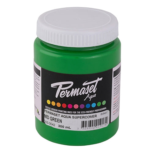 Permaset Supercover HSA Ink - Mid Green - ScreenBurning.com