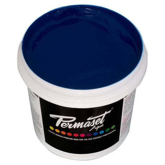 Permaset Aqua Standard Ink - Process Cyan - 1L - ScreenBurning.com