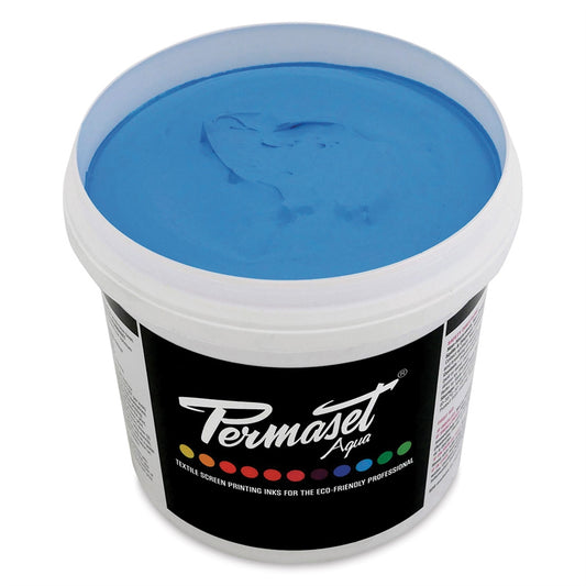 Permaset Supercover HSA Ink - Glow Blue - ScreenBurning.com