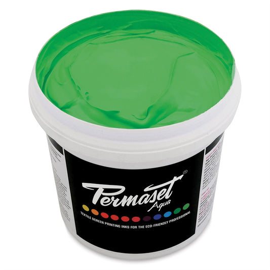 Permaset Supercover HSA Ink - Glow Green - ScreenBurning.com