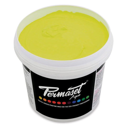 Permaset Supercover HSA Ink - Glow Yellow - ScreenBurning.com