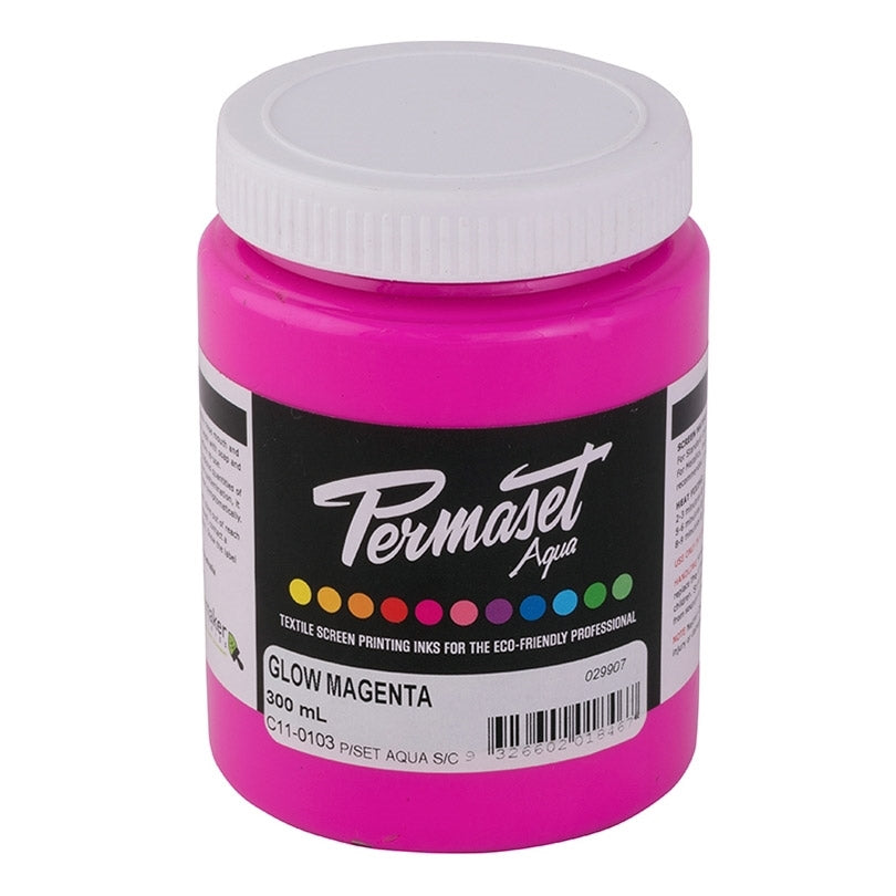 Permaset Supercover HSA Ink - Glow Magenta - ScreenBurning.com