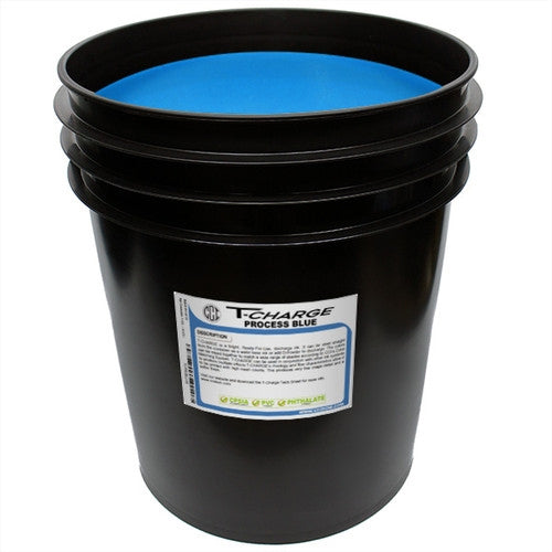 T-Charge RFU Discharge Ink - Process Blue - ScreenBurning.com