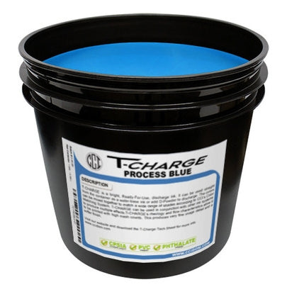 T-Charge RFU Discharge Ink - Process Blue - ScreenBurning.com