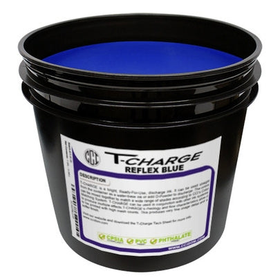 T-Charge RFU Discharge Ink - Reflex Blue - ScreenBurning.com
