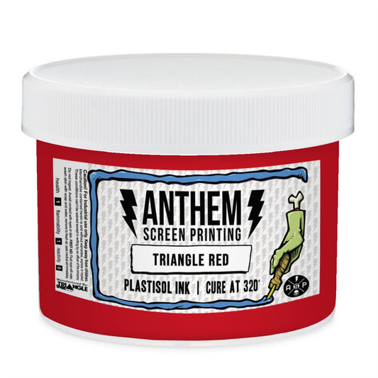 Triangle Plastisol Ink - Triangle Red - ScreenBurning.com