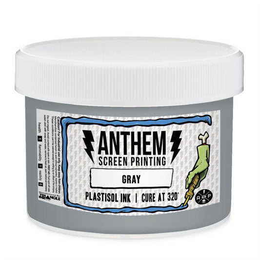 Triangle Plastisol Ink - Gray - ScreenBurning.com