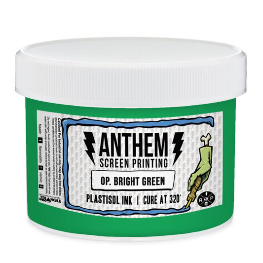 Triangle Plastisol Ink - Op. Bright Green - ScreenBurning.com