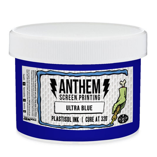 Triangle Plastisol Ink - Ultra Blue - ScreenBurning.com