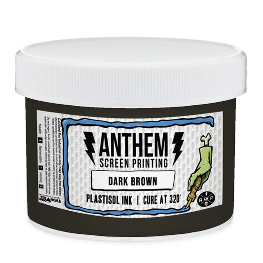 Triangle Plastisol Ink - Dark Brown - ScreenBurning.com