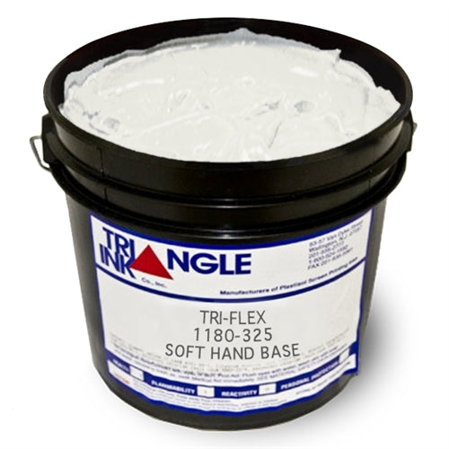 Triangle Soft Hand Base for plastisol ink, light green color, designed for smooth ink application in screen printing.