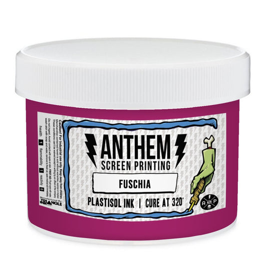Triangle Plastisol Ink - Fuschia - ScreenBurning.com