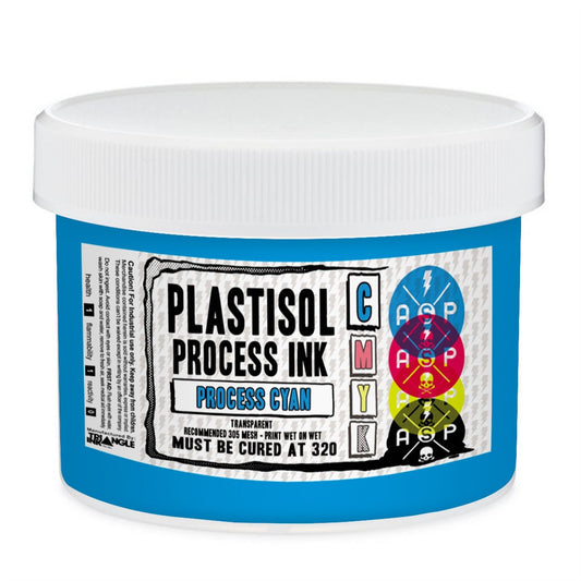 Triangle Plastisol Ink - Process Cyan - ScreenBurning.com