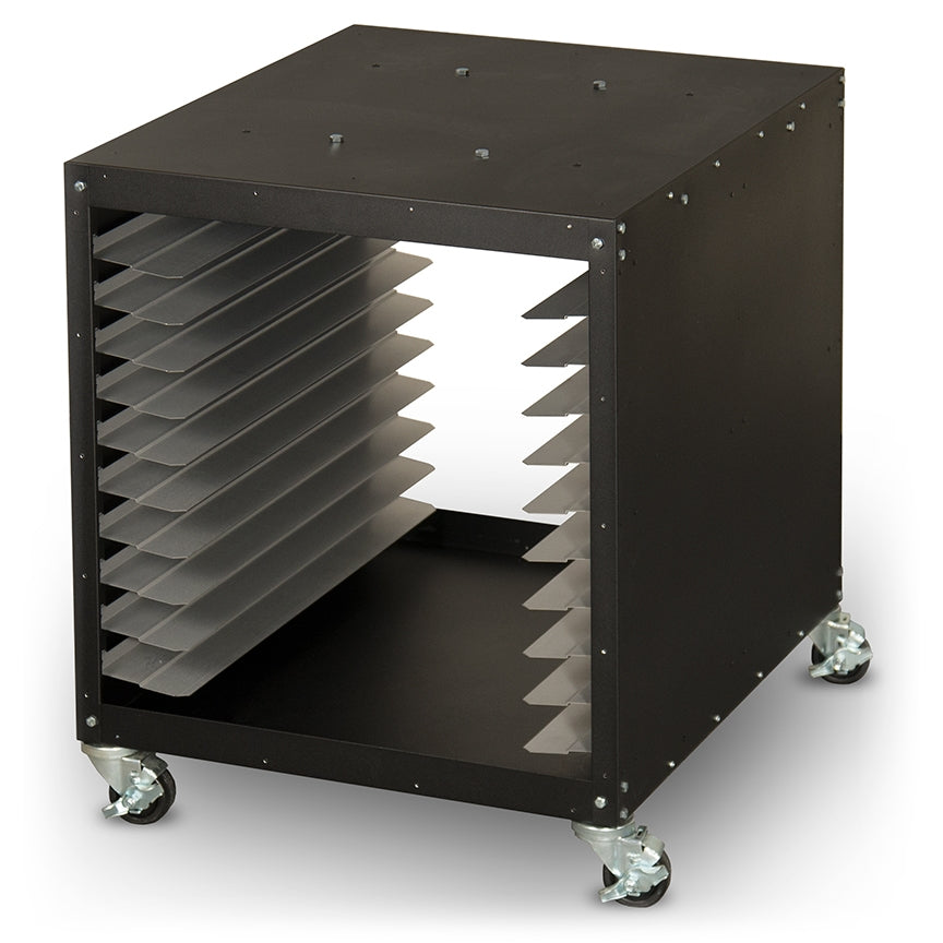 Vastex 10 Screen Utility Cart w/ Locking Casters - ScreenBurning.com