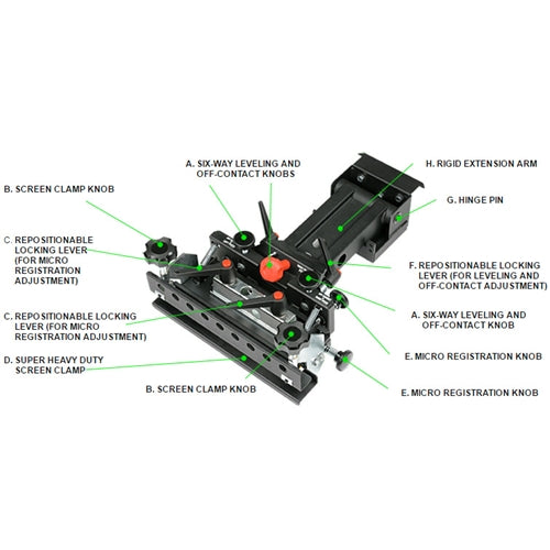 Vastex V-2000 Single Station Tabletop Press - ScreenBurning.com