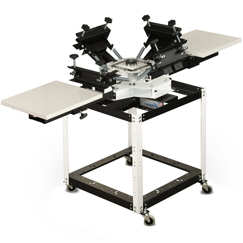Screen Printing Press on Mobile Stand