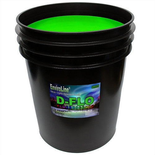 D-Flo Fluorescent Discharge Ink - Green - ScreenBurning.com