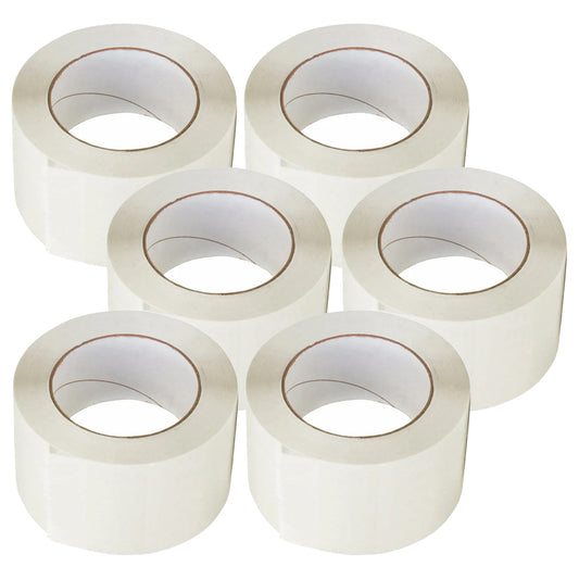 White Economy Screen Tape - 2" x 60 Yards - 6 Pack