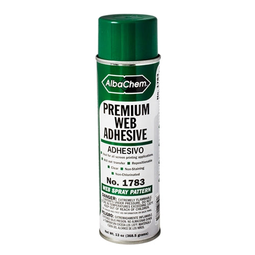 AlbaChem Premium Web Adhesive container showing the adhesive product for industrial bonding applications.