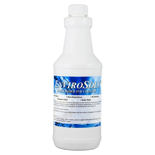 CPI EnviroSolv water-based ink cleaner and screen opener in a quart bottle, designed for screen printing chemicals.