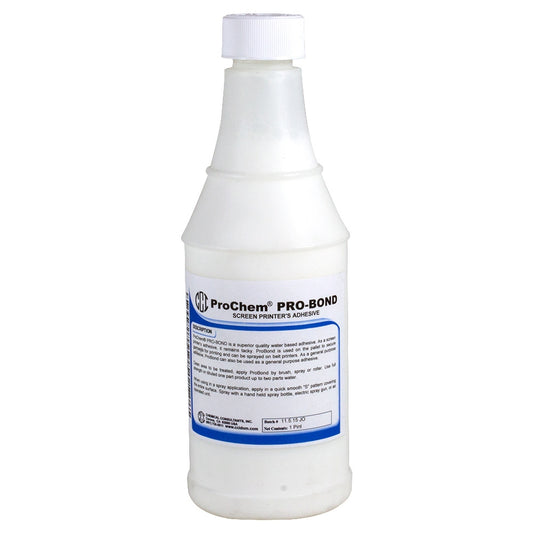 CPI Pro Bond water-based pallet adhesive in a pint container, ideal for bonding wooden pallets and packaging materials.