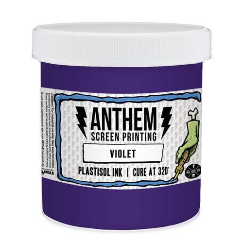 Triangle Plastisol Ink in violet, a smooth and vibrant ink suitable for screen printing on various fabrics.