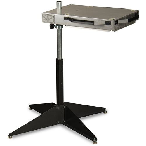 Vastex 16x16 F-100 Flash Dryer with stand, 120V, 1625W, showing the compact flash dryer unit for screen printing.
